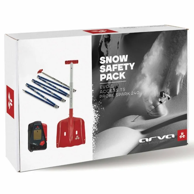 Arva Safety Box Evo5 Avalanche Transceiver/Shovel and Probe Pack